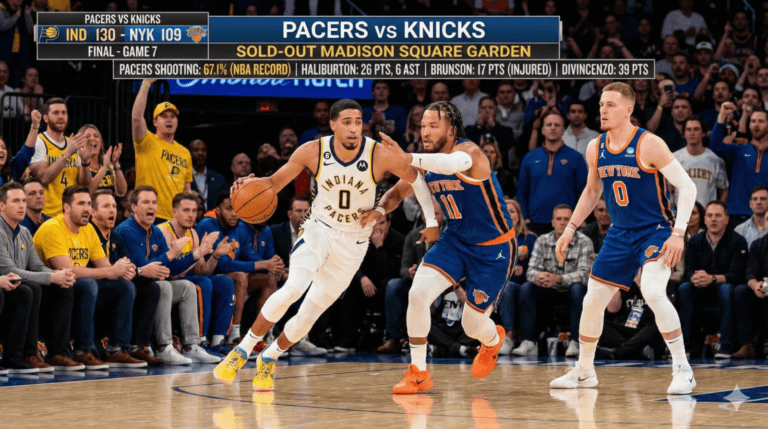 Pacers vs Knicks Match Player Stats