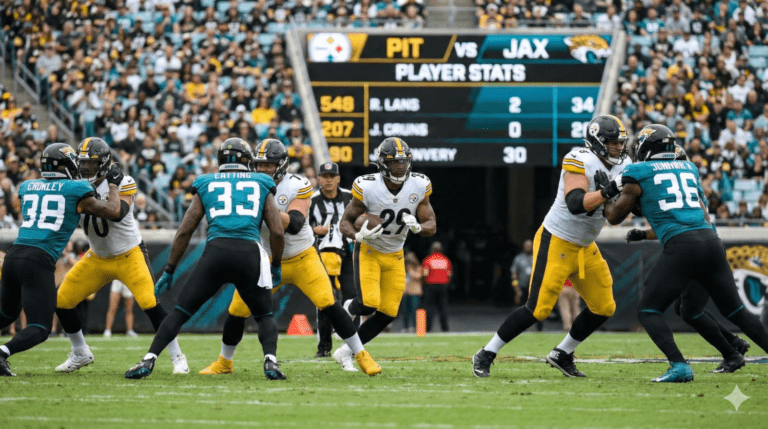 Pittsburgh Steelers vs Jacksonville Jaguars Match Player Stats