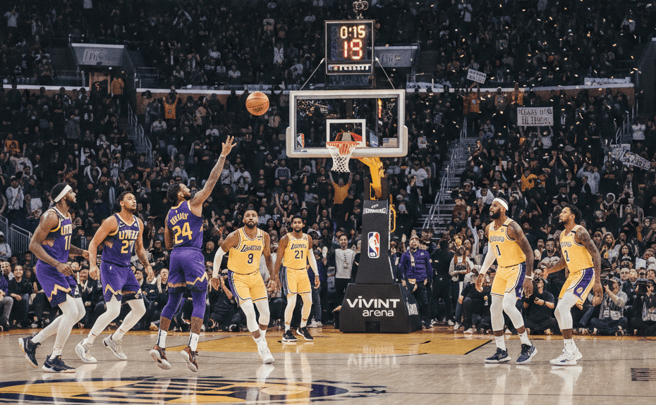 Utah Jazz vs Lakers Match