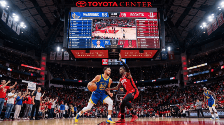 Golden State Warriors vs Houston Rockets Match Player Stats