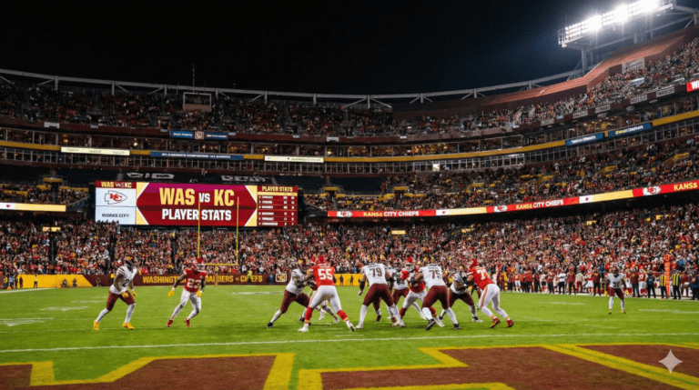 Commanders vs Kansas City Chiefs Match Player Stats