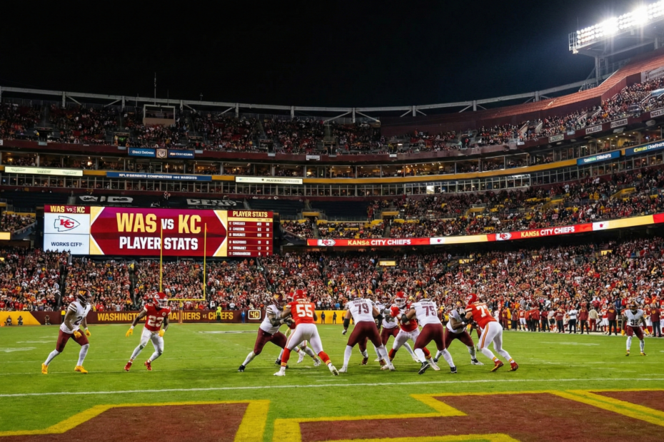 Commanders vs Kansas City Chiefs Match Player Stats