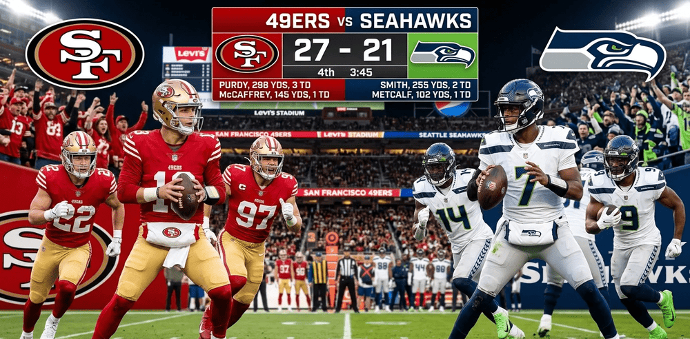 49ers vs Seahawks Match Player Stats