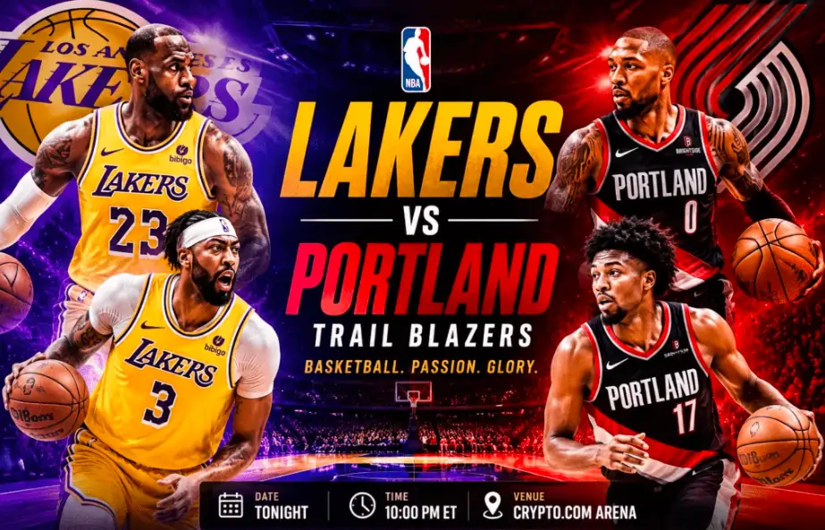 Lakers vs Portland Trail Blazers Match Player Stats