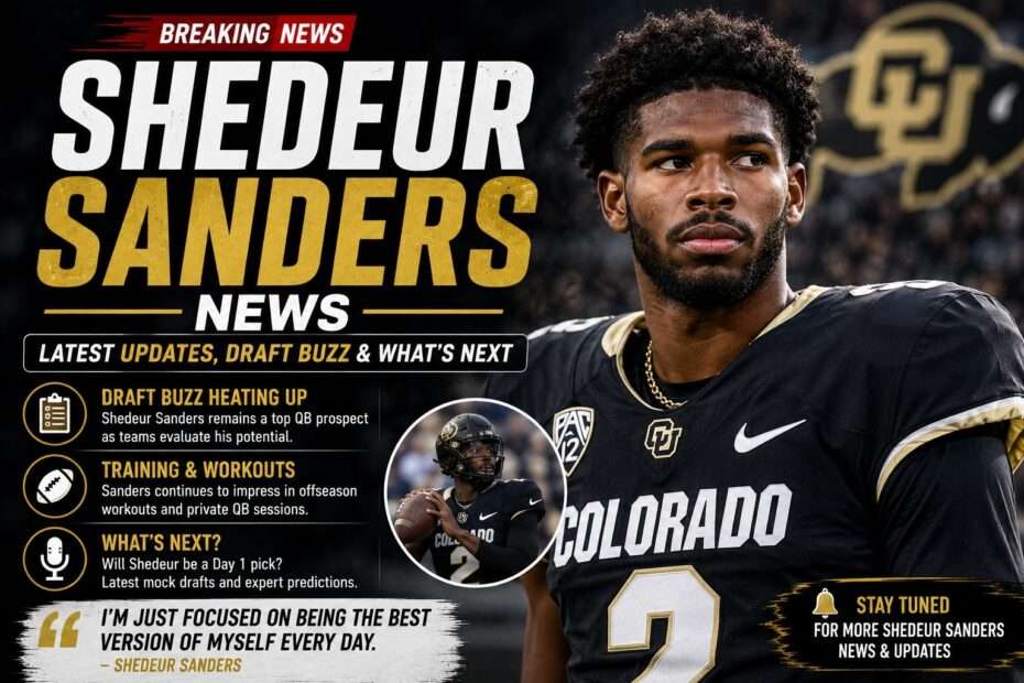 shedeur sanders news